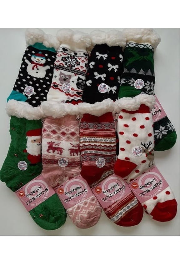 SHERPA SOCKS HOLIDAY 6 PAIR ASSORTMENT