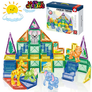 Tiles for Kids,Forest Animal Educational Building Blocks for Boys Girls, STEM Preschool Kidergarten Learning Toys