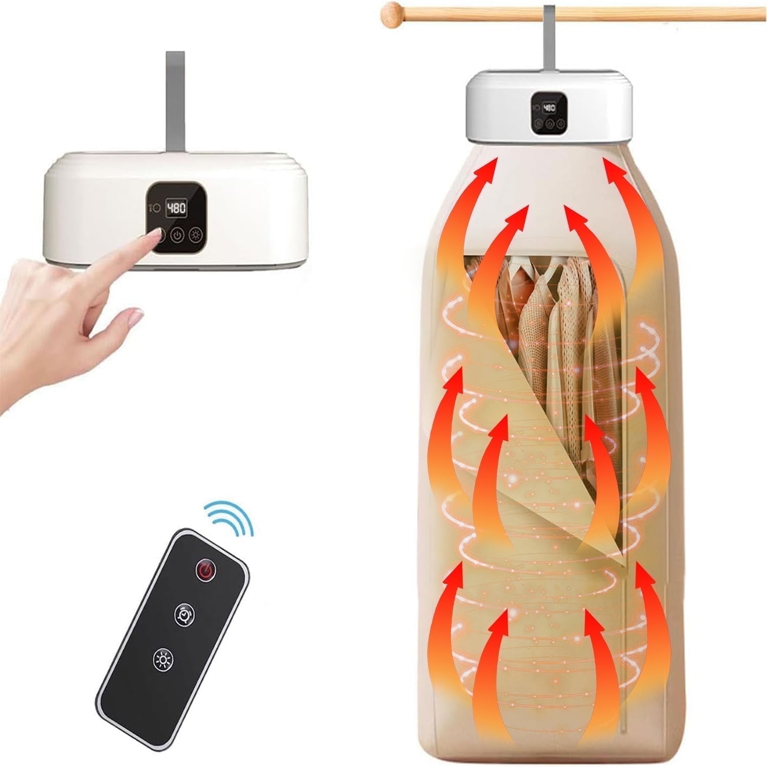 SHETINAR Electric Compact Foldable Dryer