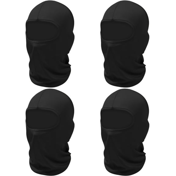 SHEVERCH 4 Pack Ski Mask for Men Women Balaclava Full Face Head Cover Skiing Motorcycle Football