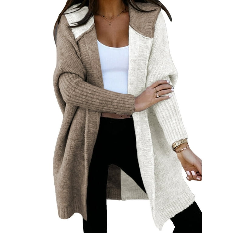 Women wool ribbed knitted coat 2025