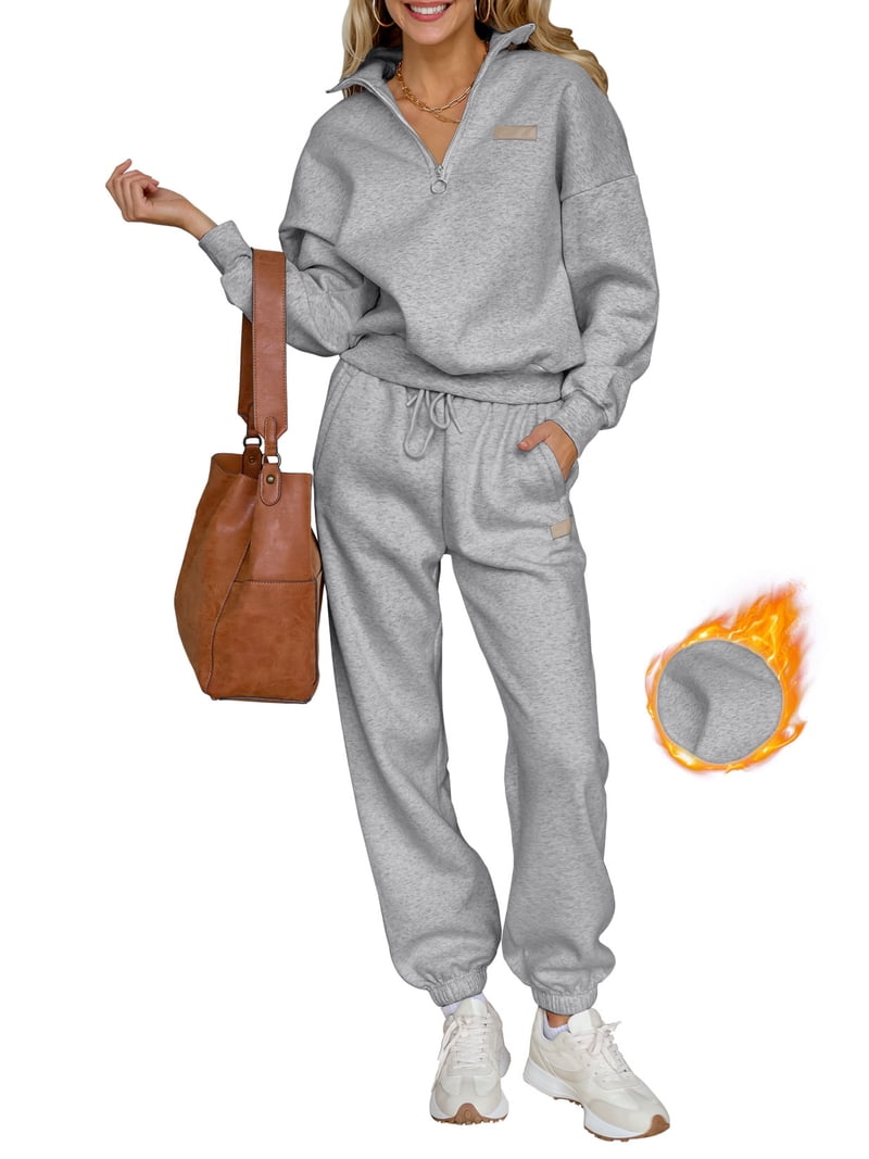 SHEWIN Women's 2-Piece Lounge Set – Cap Sleeve Pullover Top