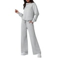 thumbnail image 1 of SHEWIN Womens Sweatsuits 2 Piece Set Long Sleeve Outfit Tracksuit Sets for Fall Jogger Sets 2025, 1 of 10