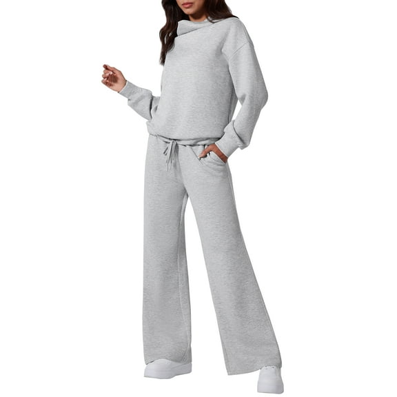 SHEWIN Women's 2 Piece Tracksuit Sets Long Sleeve Sweatsuit Fall Outfits for Women 2025 Clothing
