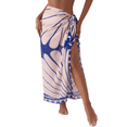 thumbnail image 1 of SHEWIN Womens Swimsuit Cover ups Sarong Wraps for Women Bikini Bathing Suit Cover Up Sarong Pareo Wraps Beach Coverup Blue Seashell, 1 of 10