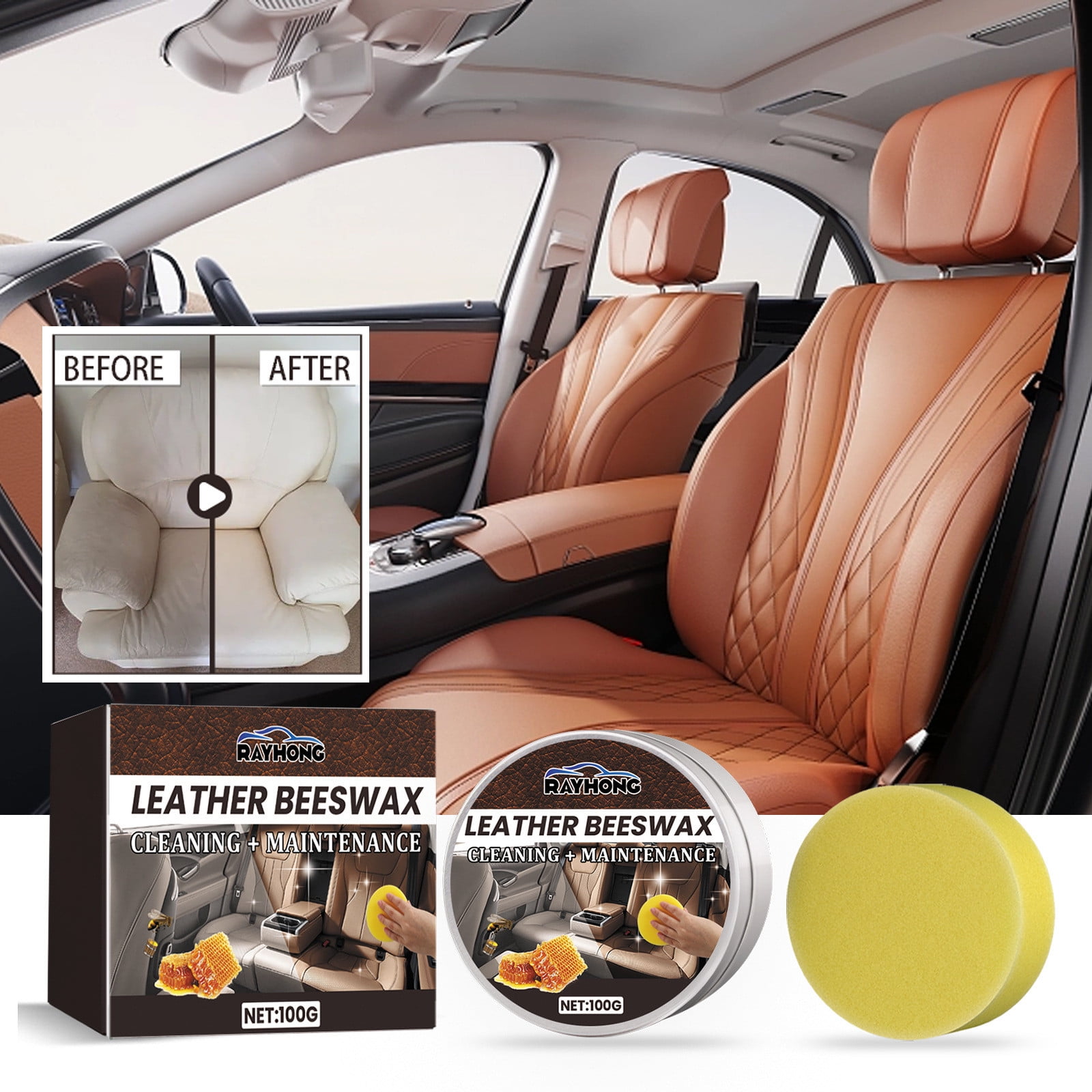 SHEYAGN Leather Conditioning Cream Repair Sofa Car Seat Leather