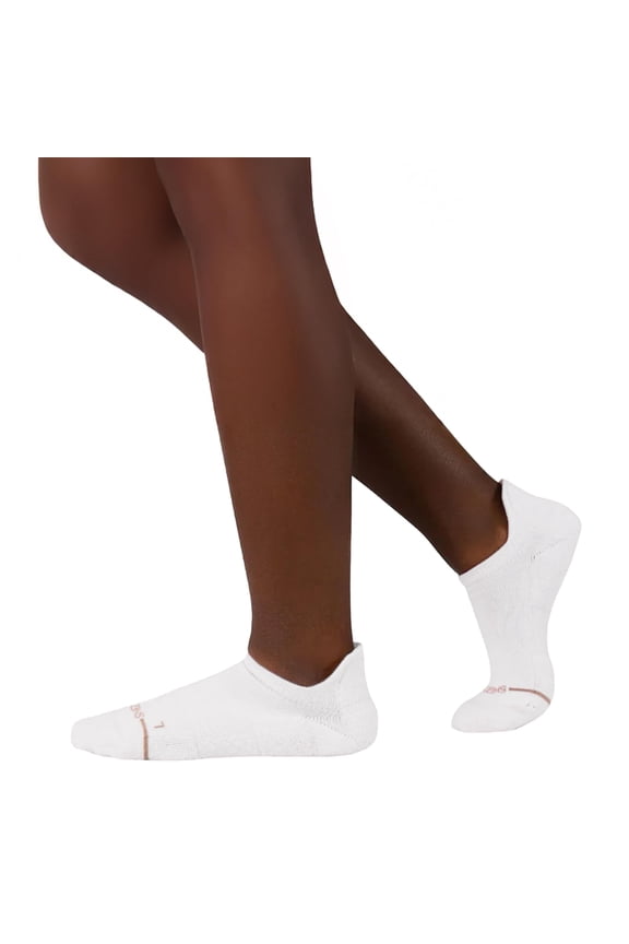 Socks - Anti-Blister Cushioned Heel Padded Sock - For Breaking in Boots, Dress Shoes, Sneakers - Breathable, Moisture Wicking White Medium Ankle Length - As Seen on TikTok