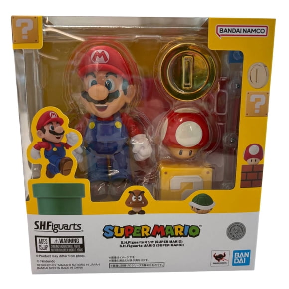 Tamashii Nations -  Super Mario - Mario S.H.Figuarts Action Figure