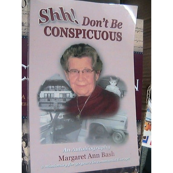 Pre-Owned SHH! DON'T BE CONSPICUOUS (AN AUTOBIOGRAPHY) Paperback