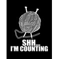 thumbnail image 1 of SHH... I'M COUNTING Knitting Graph Paper 4: 5: Funny Knitters Meme * Book to Create Knitting Patterns and Projects 8.5" x 11" 102 pages (Paperback), 1 of 1