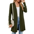 thumbnail image 1 of SHIBEVER Cardigan for Womens Classic Kimono Long Sleeve Cardigan Casual Open Front knit Solid Color Cardigan Lightweight Sweaters Coat Soft Outwear, 1 of 4