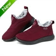 SHIBEVER Winter Boots for Women Snow Boot Waterproof Slip On Warm Fur
