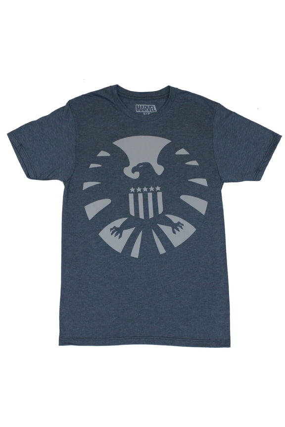 SHIELD (Marvel Comics) Mens T-Shirt - Large Simple Shield Logo (Small)