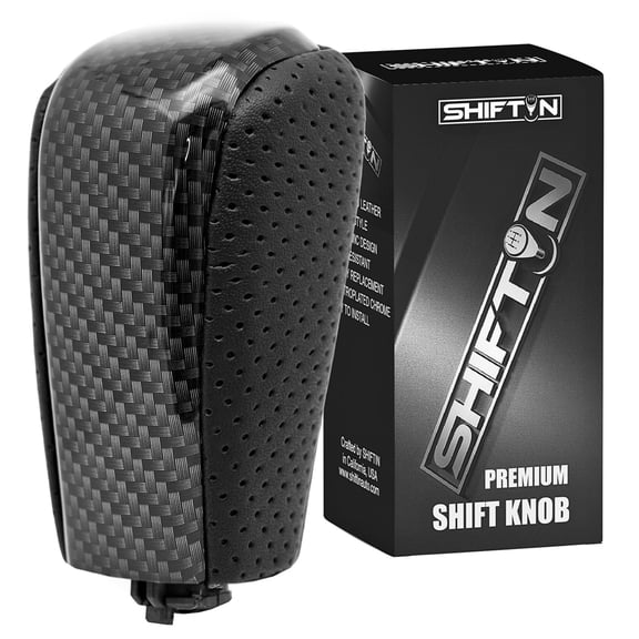 SHIFTIN Carbon Black Gear Shift Knob SHifter for Toyota Land Cruiser Prado Lexus GX460