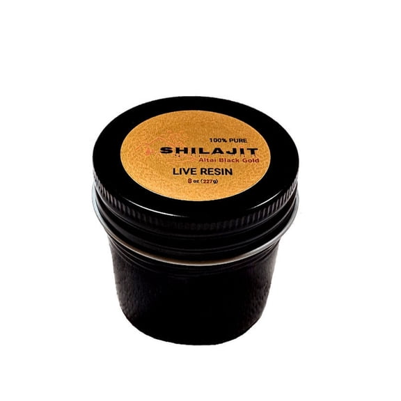 SHILAJIT - Altai Black Gold 100% Pure Siberian Altai Mountain Live Resin - 8oz ( 227g)
