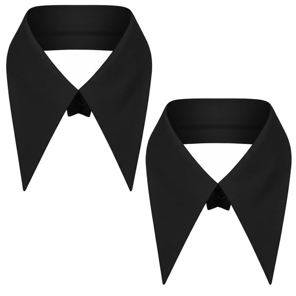 SHILINLANG  2Pcs Fake Collar for Women, Detachable False Collar for Dresses Blouses Sweaters Half Shirt Faux Blouse Collars