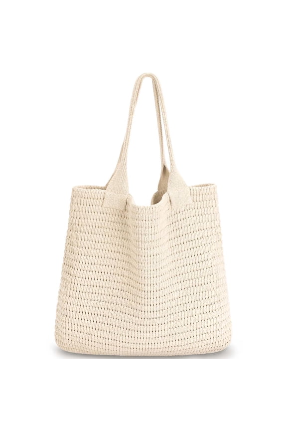 Crochet Bags for Women - Summer Beach Tote, Aesthetic Hippie Knit Bag