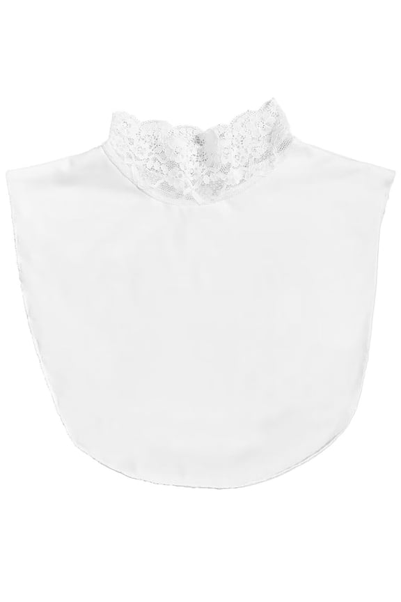 Dickey Detachable Lace Elegant Set Half Top Mock Blouse Collar Base Fake Collar Neck Cover for Women Girls