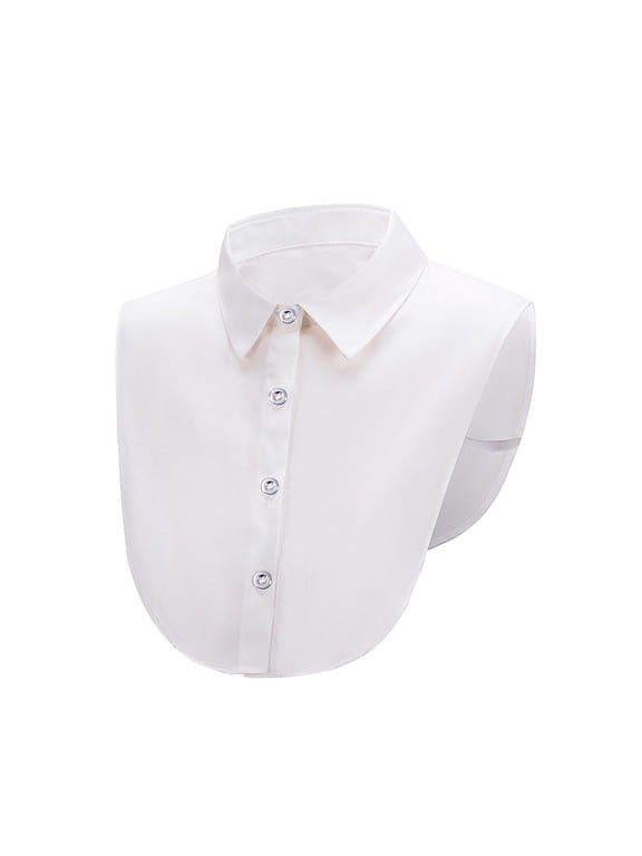 Dickey Fake Collar Shirts Blouse Half Shirt Collar for Women & Girls Versatile Accessory