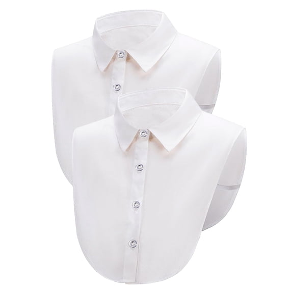 SHILINLANG Dickey Fake Collar Shirts Blouse Half Shirt Collar for Women & Girls Versatile Accessory