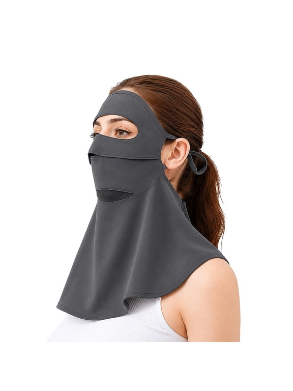Face Cover for Sun Protection UPF 50+ UV Face Mask, UV Face Shield for Golf, Hiking Fishing & Outdoors Breathable