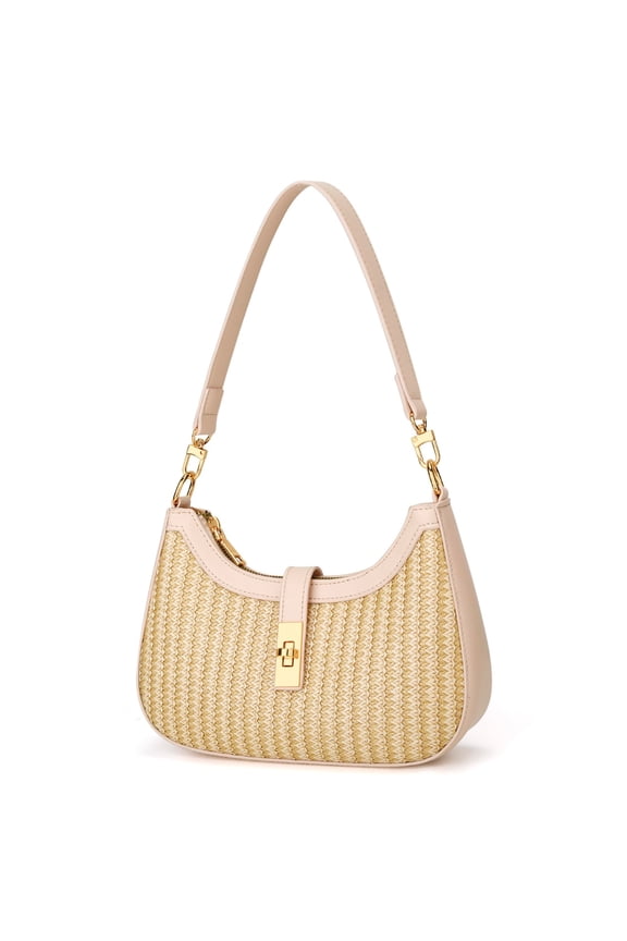 Shoulder Bag for Women Cute Hobo Handbag and Vegan Leather Retro Small Clutch Purse with Zipper
