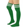 thumbnail image 1 of SHILINLANG Thigh High Socks for Women Striped Knee High Stockings | Womens Thigh High Femboy Socks for Casual,Cheerleader,Cosplay,Party ﻿, 1 of 4