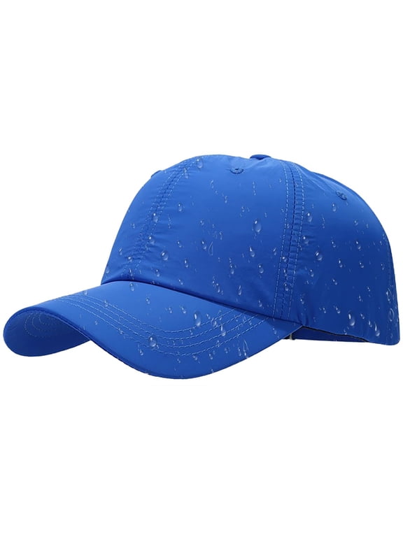 Waterproof Baseball Cap for Men Women Breathable UPF50+ Sport Outdoor Caps Quick Dry Adjustable Rain Hat