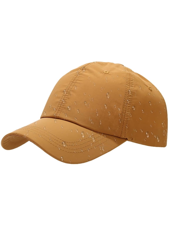 Waterproof Baseball Cap for Men Women Breathable UPF50+ Sport Outdoor Caps Quick Dry Adjustable Rain Hat