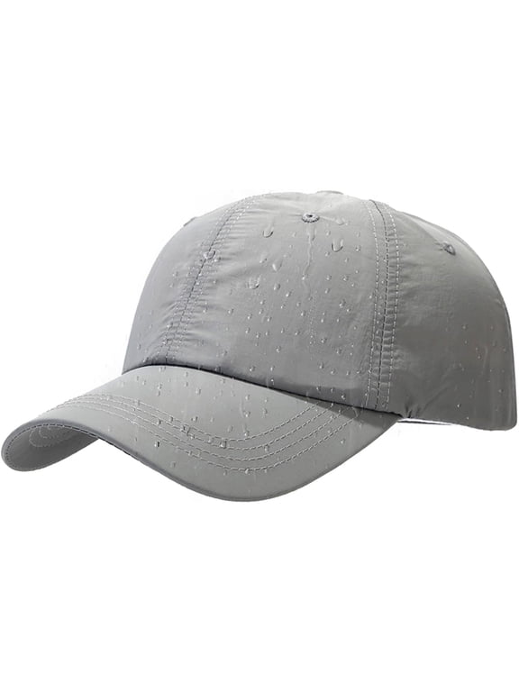 Waterproof Baseball Cap for Men Women Breathable UPF50+ Sport Outdoor Caps Quick Dry Adjustable Rain Hat