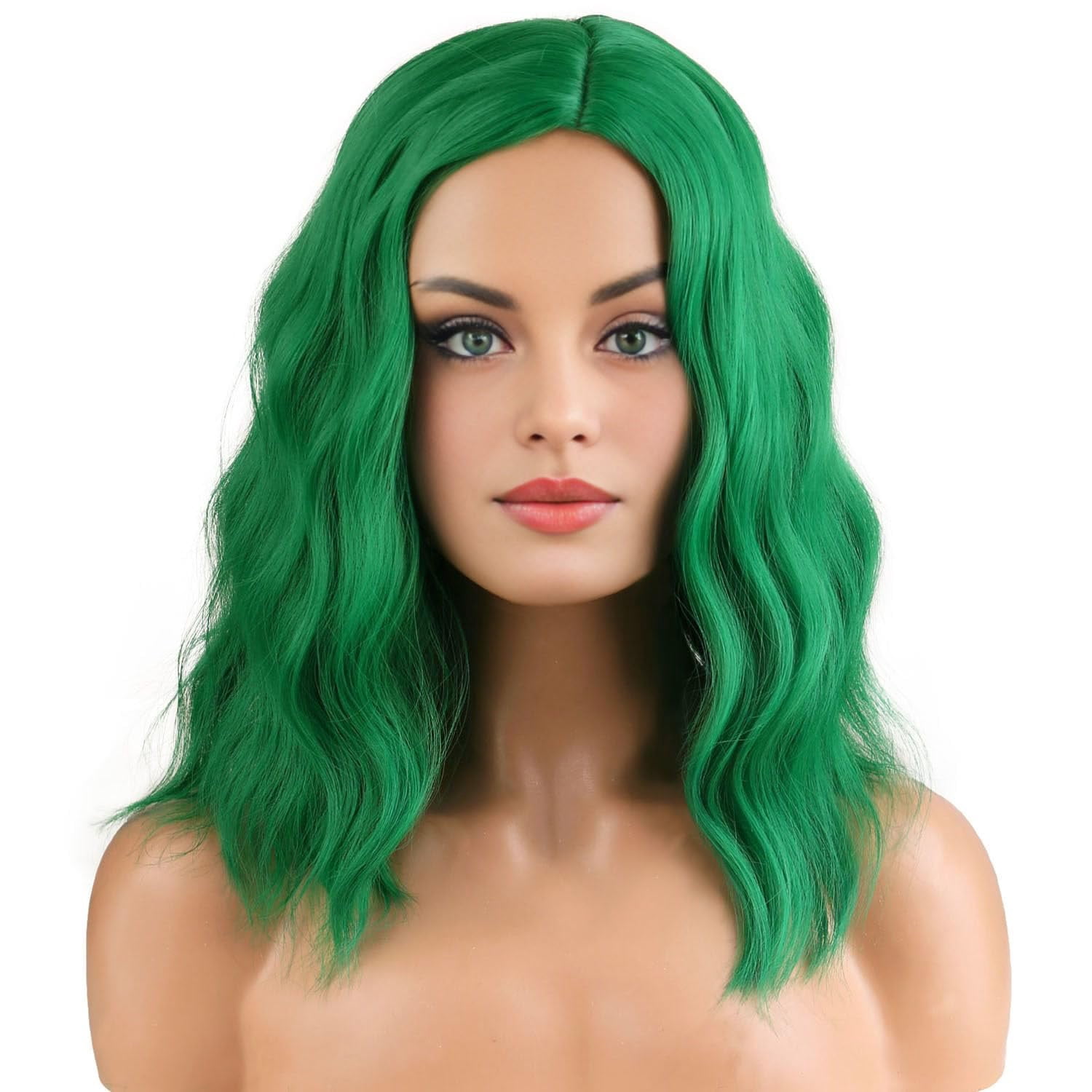 shiliu-14-inches-emerald-green-wig-short-curly-wig-green-curly-wigs-for
