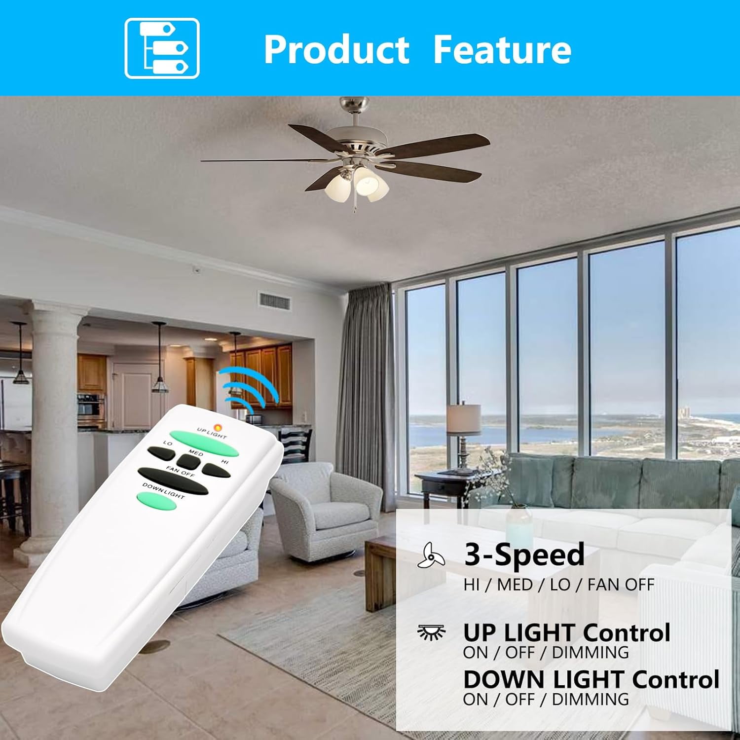 Universal Ceiling Fan Remote Harbor Breeze, image size:1500x1500