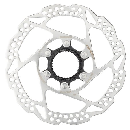 SHIMANO Disc 160 mm C.Lock Rt54 Single Resin Cycling Unisex Adult, Multi-Coloured (Silver/Black)