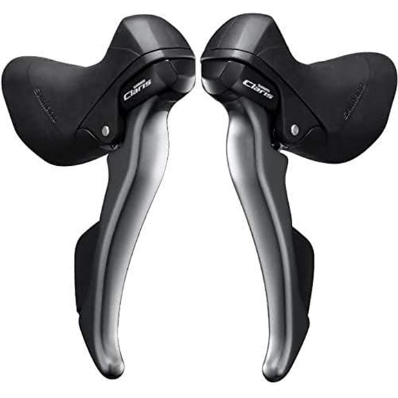 SHIMANO Dual Control Lever ST-R2000 left and right lever set 2x8s attached/Shift, brake cable ESTR2000dpa