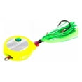 thumbnail image 1 of SHIMANO Lucanus Flat Fishing Jig Lure Bait Chartreuse Silver, 80g 2.8oz, 1 of 14