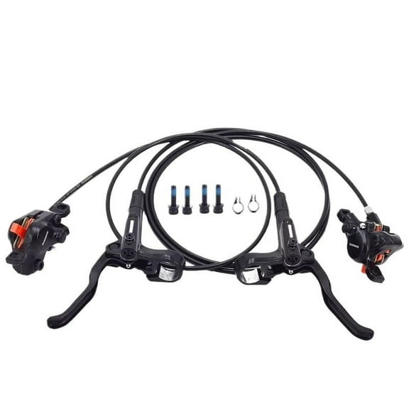 SHIMANO MT200 Mountain Bike Oil Disc Brake Clamps - Front & Rear Set for Optimal Performance