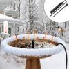 SHIMELE 10W Bird Bath Heater, Outdoor Deicer, Pond Heater, Winter Bird Bath Warmer, USB Heated Birdbath with 48in Cord, Constant Temperature Increase 7-10℃