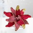 thumbnail image 1 of SHIMELE 1Pcs Simulation Christmas Flowers Decor - Artificial Xmas Floral Arrangements - Wedding & Party Decorations - Cloth Material - Holiday Gifts - Vibrant Colors & Durable Design, 1 of 7