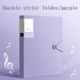 thumbnail image 1 of SHIMELE 80 Page A4 Presentation Book, Certificate Storage Folder, Test Paper Holder, Transparent Insert Binder, Document Organizer, Plastic File Storage, Office Supplies, Portfolio Book, 1 of 3