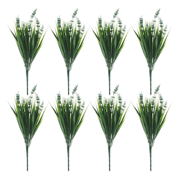 SHIMELE 8PC Artificial Peppermint Flowers, Fake Mint Plants, Lifelike Decorations, Realistic Greenery, Home Decor, Wedding Decor, Events, Low Maintenance, Indoor Display