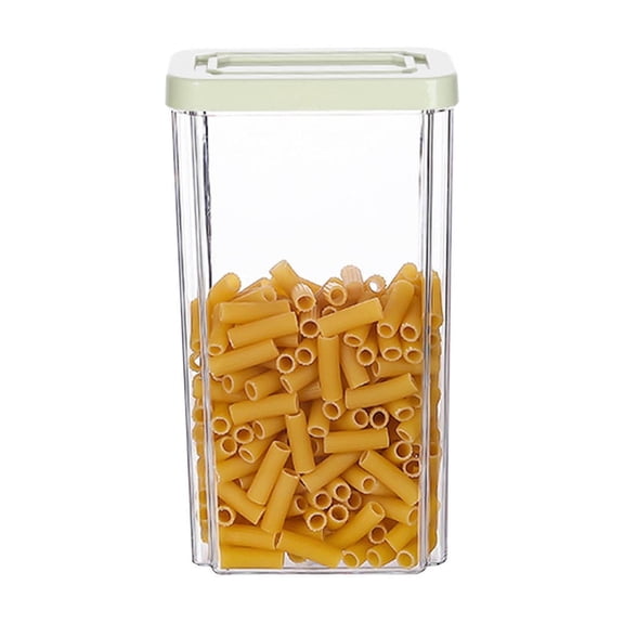 SHIMELE Airtight Food Storage Container with Lids - Tall Plastic Pantry Jar for Cereal, Flour, Rice, Pasta, Beans - Clear Kitchen Storage Bin for Easy Identification, Leakproof Design
