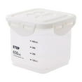 thumbnail image 1 of SHIMELE Airtight Food Storage Containers, Plastic Kitchen Jars with Lids, Vacuum Sealed Tank for Flour, Sugar, Snacks - Pantry, Refrigerator, Freezer Organization, 1 of 1