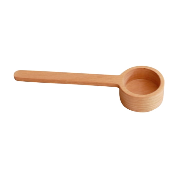 SHIMELE Beech Wooden Coffee Ground Spoon, Coffee Measuring Spoon, Tea Spoon, Soup Stirrer, Kitchen Utensil for Coffee, Tea, Sugar, Oatmeal, Food Grade Safe Tool