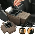 thumbnail image 1 of SHIMELE Car Armrest Pad Tissue Box Holder Elbow Cushion Multifunctional Heightening Organizer for Universal Vehicle Center Console, 1 of 4