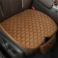 thumbnail image 1 of SHIMELE Car Seat Cushion Plush Winter Seat Pad Non-Slip Rubber Bottom Stylish Design with Storage Pouch for Vehicle Comfort and Protection, 1 of 4