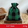 thumbnail image 1 of SHIMELE Christmas Flannel Gift Bag - Drawstring Candy Pouch - Festive Decorative Storage for Holiday Presents, 1 of 2