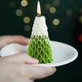 thumbnail image 1 of SHIMELE Christmas Tree Aroma Candle, Festive Decoration, Handcrafted Gift for Holiday Moments - 4.6*9.6cm Paraffin Candle, 1 of 4