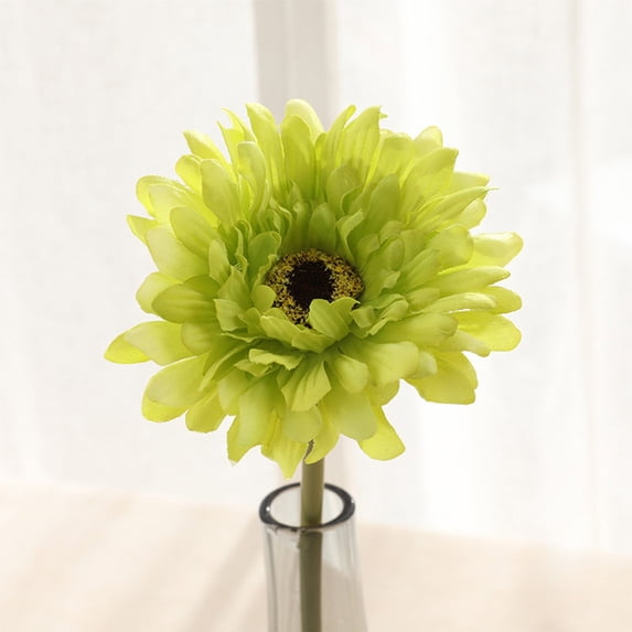SHIMELE Chrysanthemum Simulation Flower Fake Floral Decoration for Home Table Centerpiece Plastic Red White Yellow Green