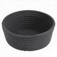 thumbnail image 1 of SHIMELE Cotton Rope Stacking Basket, Small Desktop Storage Basket, Easy Access Open Storage Bin, 6.7" x 6.7" x 3.15", Black, 1pc, 1 of 2