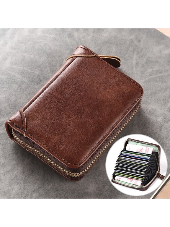 Credit Card Wallet Men's And Women's Card Case RFID Shielded Wallet Compact Size Multi Card Position Design Suitable for Credit Card Storage Going Out